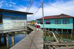 纳闽水上村Labuan Water Village