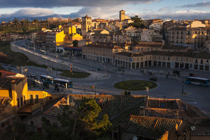 塞哥维亚马约尔广场Plaza Mayor