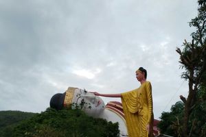 毛淡棉卧佛Win Sein Taw Ya Reclining Buddha