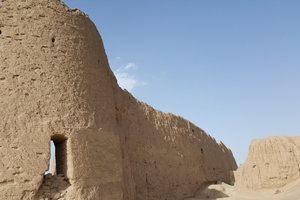 卡尚古城墙遗址Kashan old city walls