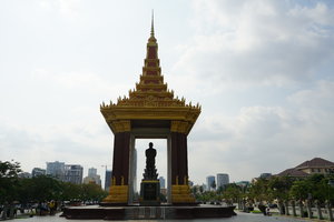 西哈努克国父像Statue of King Father Norodom Sihanouk