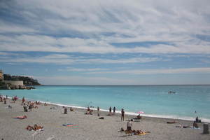 尼斯海滩日光浴Seafront of Nice