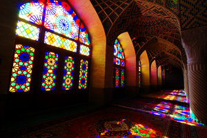 粉红清真寺Nasir-al-Mulk Mosque