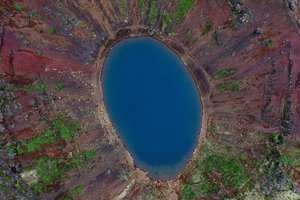 Kerið火山口湖Kerid Crater