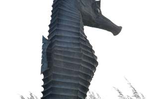 滨海城海马灯塔Sea Horse Statue Miri Marina