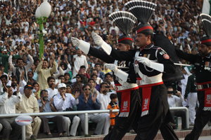 印巴边界降旗仪式Wagah/Attari Border