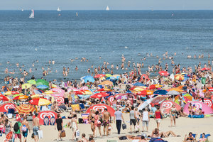 Kijkduin海滩度假地Het strand van Kijkduin